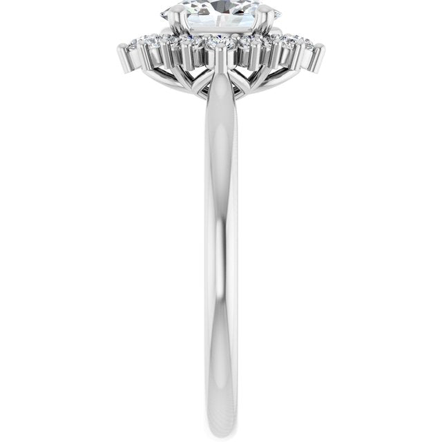 Halo-Style Engagement Ring