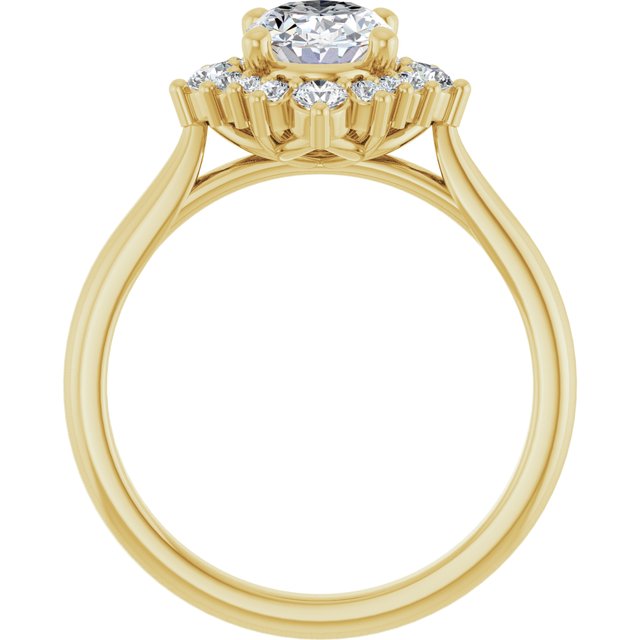 Halo-Style Engagement Ring