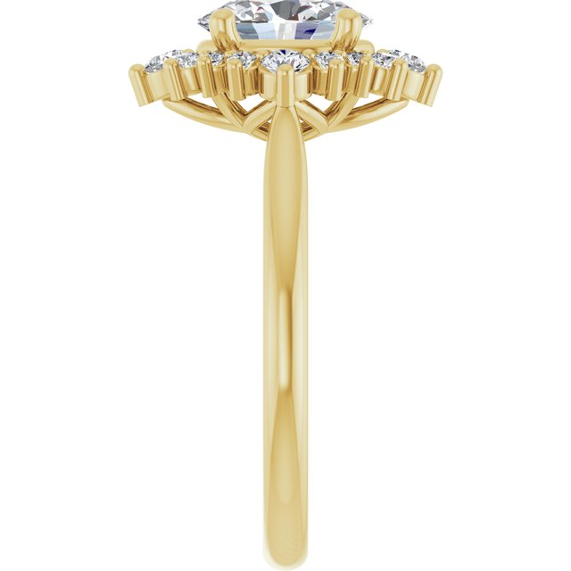 Halo-Style Engagement Ring