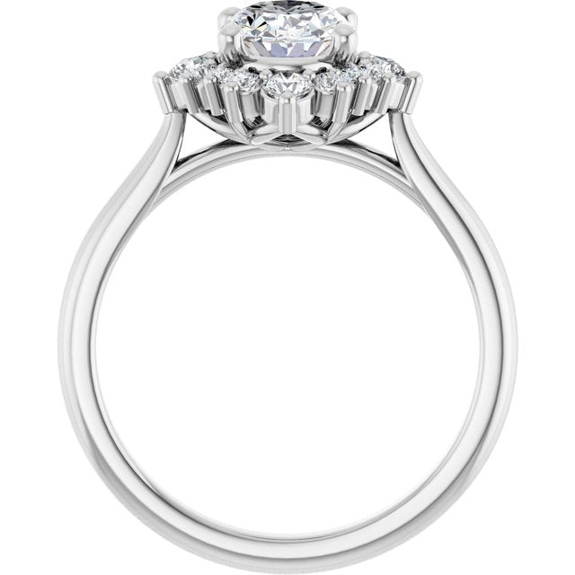 Halo-Style Engagement Ring