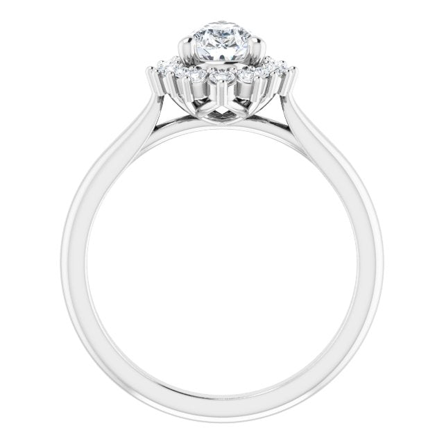 Halo-Style Engagement Ring