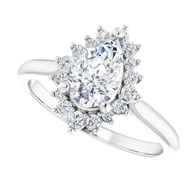 Halo-Style Engagement Ring