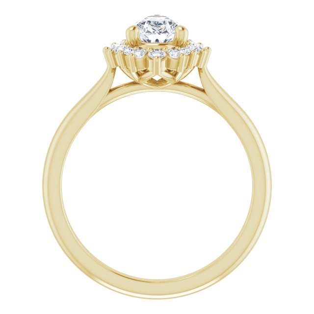 Halo-Style Engagement Ring