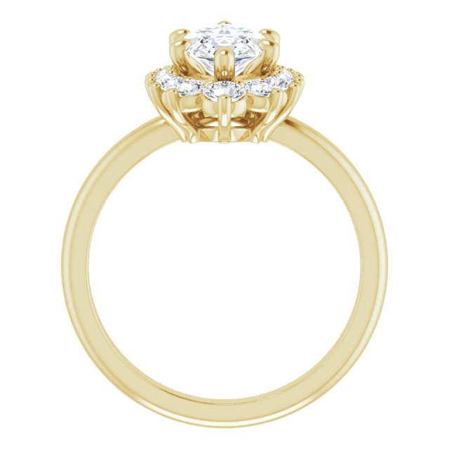 Halo-Style Engagement Ring