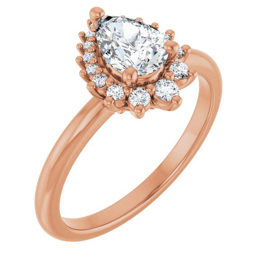 Halo-Style Engagement Ring