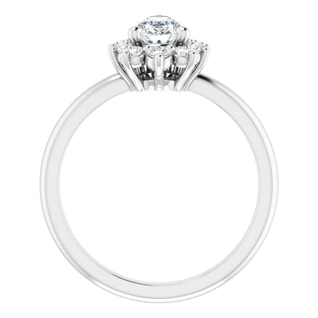 Halo-Style Engagement Ring