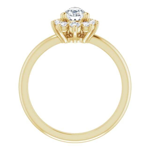 Halo-Style Engagement Ring