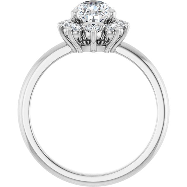 Halo-Style Engagement Ring