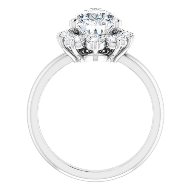 Halo-Style Engagement Ring