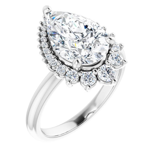 Halo-Style Engagement Ring