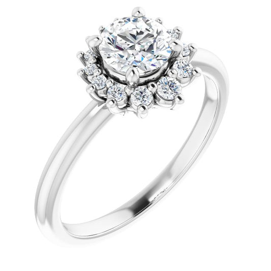 Halo-Style Engagement Ring