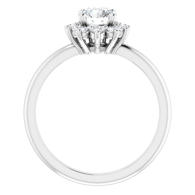 Halo-Style Engagement Ring