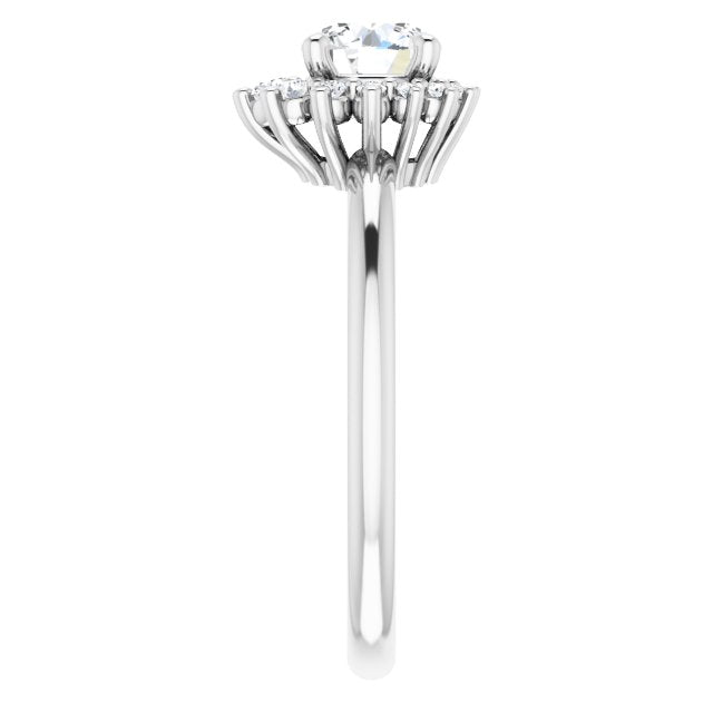 Halo-Style Engagement Ring