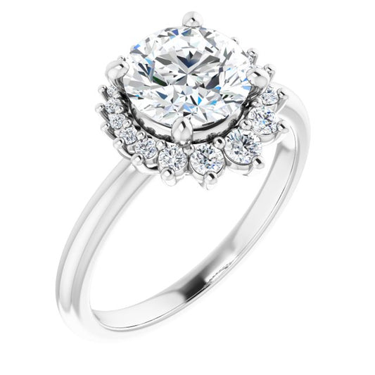 Halo-Style Engagement Ring
