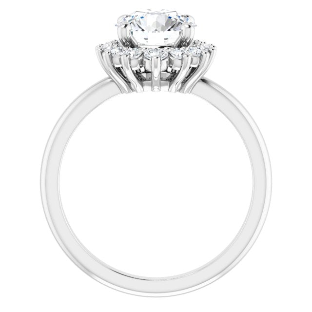 Halo-Style Engagement Ring