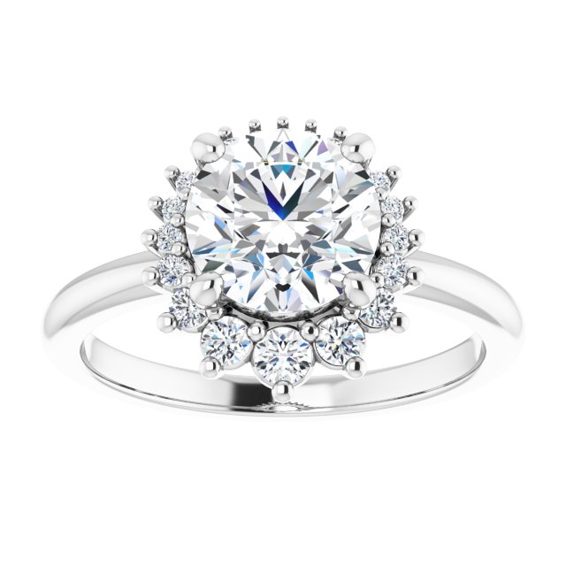 Halo-Style Engagement Ring