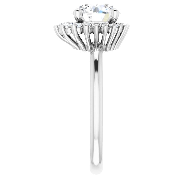 Halo-Style Engagement Ring