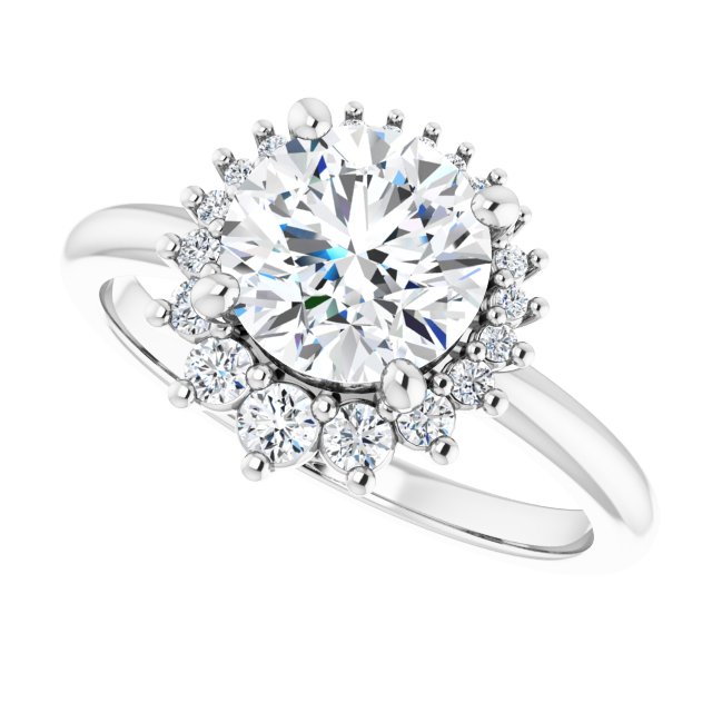Halo-Style Engagement Ring