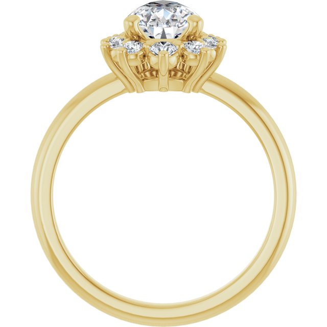 Halo-Style Engagement Ring