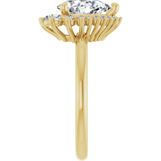 Halo-Style Engagement Ring
