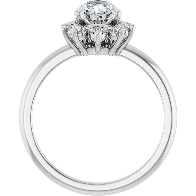 Halo-Style Engagement Ring