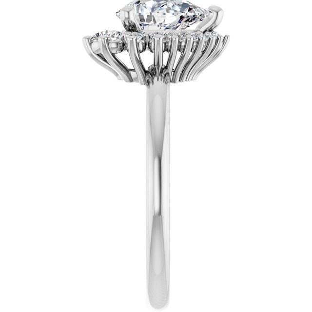 Halo-Style Engagement Ring