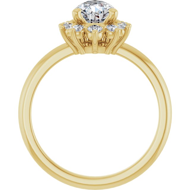 Halo-Style Engagement Ring