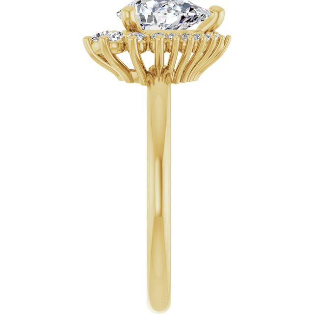 Halo-Style Engagement Ring