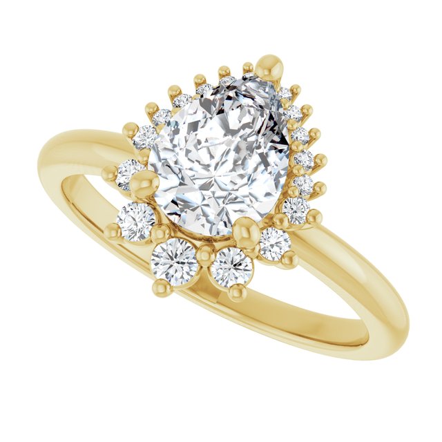 Halo-Style Engagement Ring
