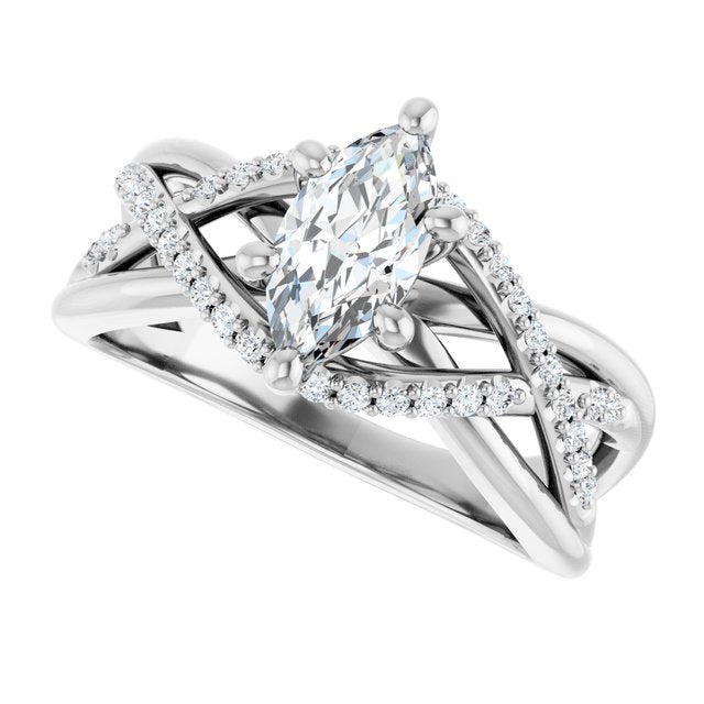 Accented Engagement Ring