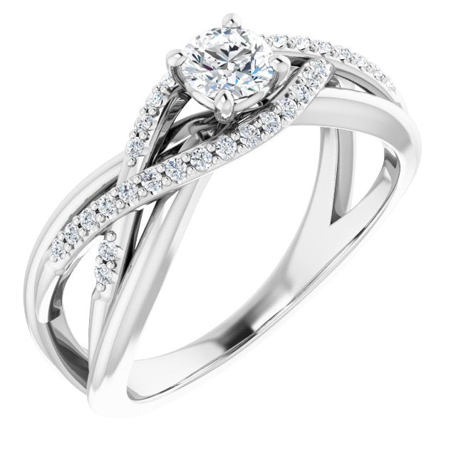 Accented Engagement Ring