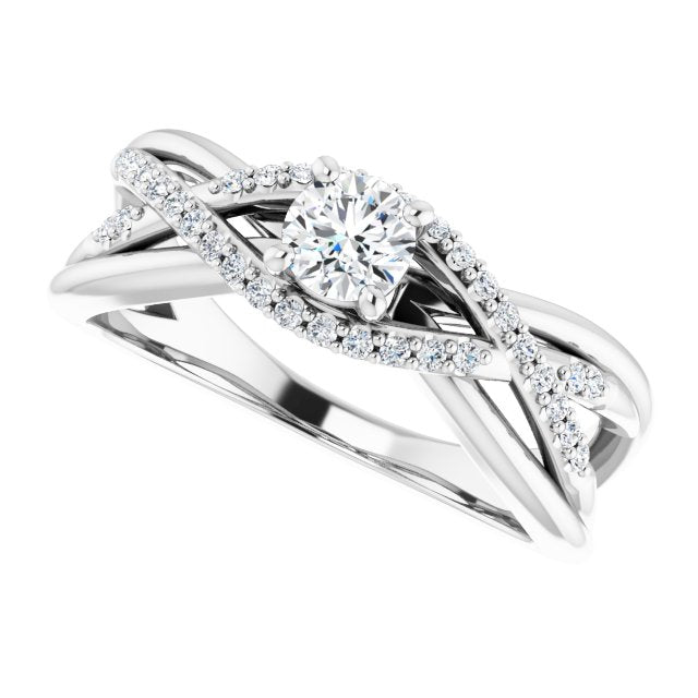 Accented Engagement Ring