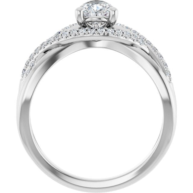Accented Engagement Ring
