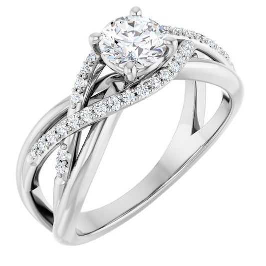 Accented Engagement Ring