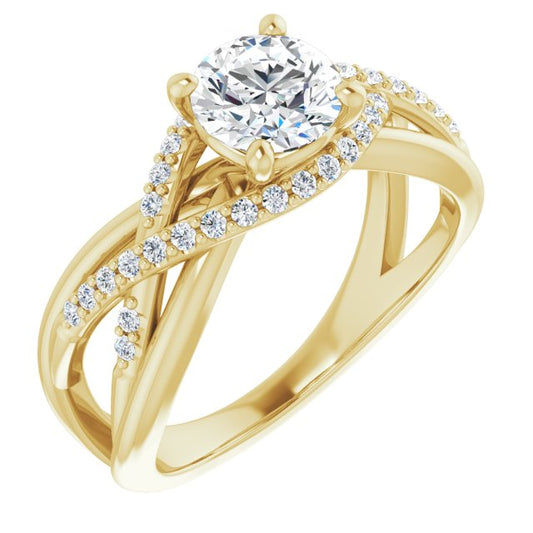 Accented Engagement Ring