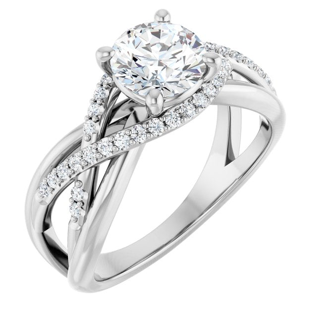 Accented Engagement Ring