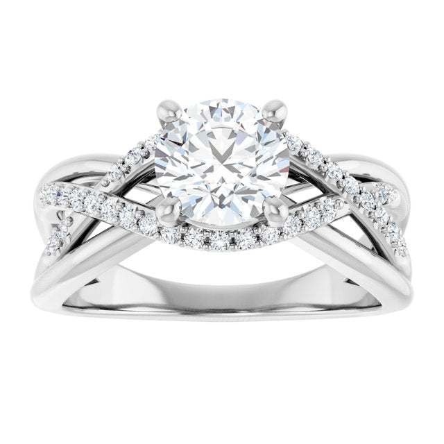 Accented Engagement Ring