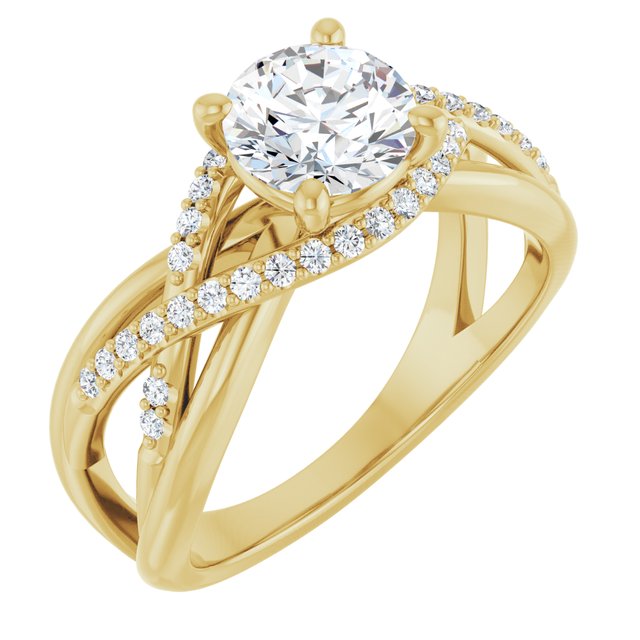 Accented Engagement Ring