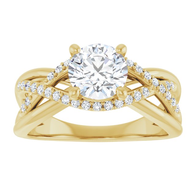 Accented Engagement Ring