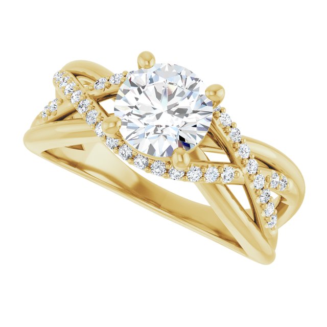 Accented Engagement Ring
