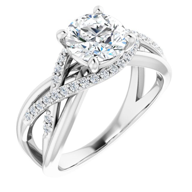 Accented Engagement Ring