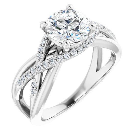 Accented Engagement Ring