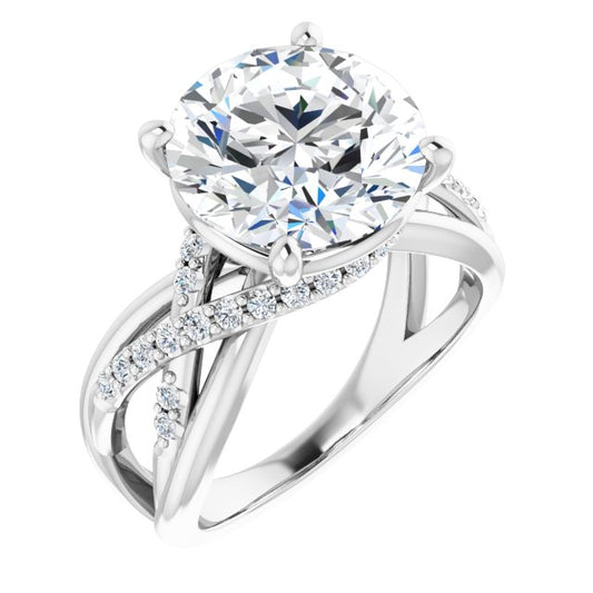 Accented Engagement Ring