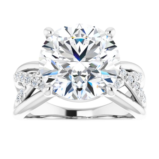 Accented Engagement Ring