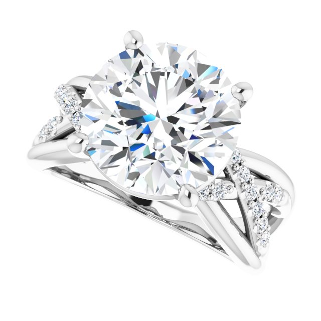Accented Engagement Ring