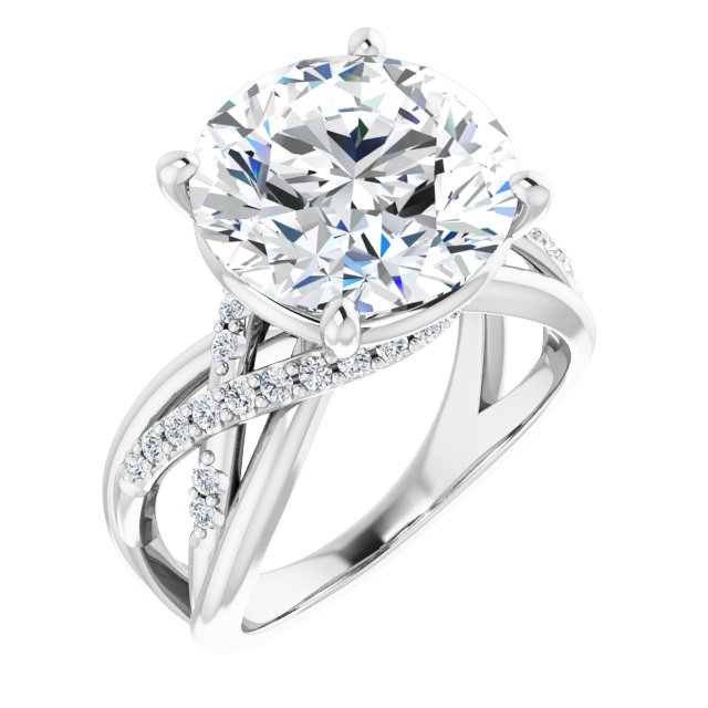 Accented Engagement Ring