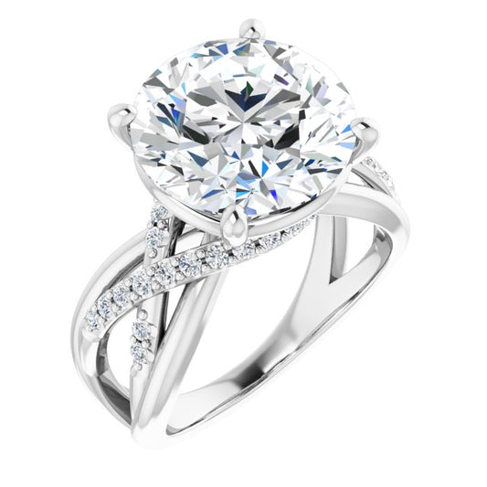 Accented Engagement Ring