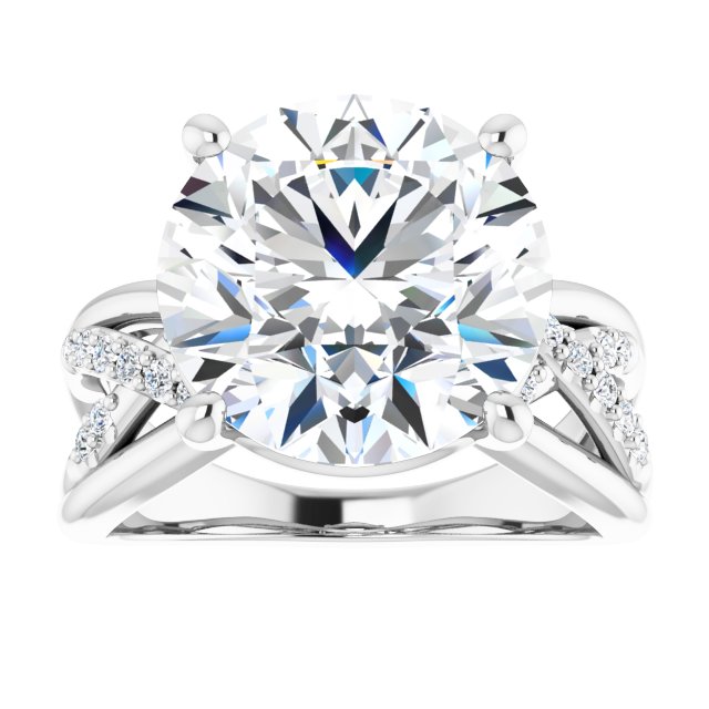 Accented Engagement Ring