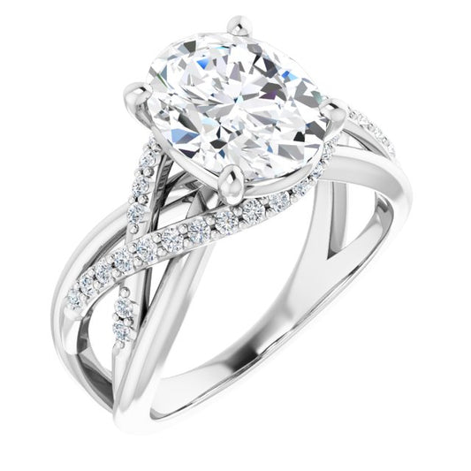 Accented Engagement Ring