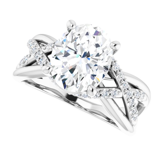 Accented Engagement Ring